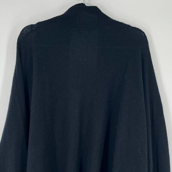 NWT ANTONIO MELANI Cashmere Zoe Cardigan Sweater Women's XL Black Open Shawl New - Picture 10 of 12